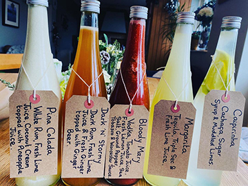 selection of cocktails